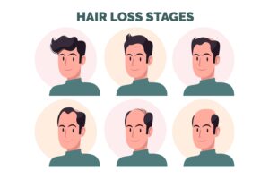 hair loss stages